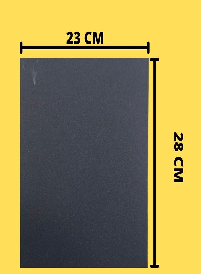 Color Zebra ColorZebra Water Proof WET AND DRY SAND PAPER (Grit-80-2pcs 100-2pcs 120-2pcs) Pack of 6 sheets. Latex Silicon Carbide sanding (2 pcs each Grit) Size, 06 sheets - 23 cm x 28 - Image 3